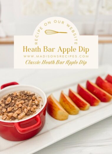 Heath Bar Apple Dip
