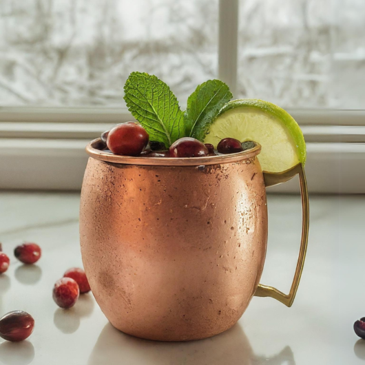 Cranberry Moscow Mule Recipe Card photo