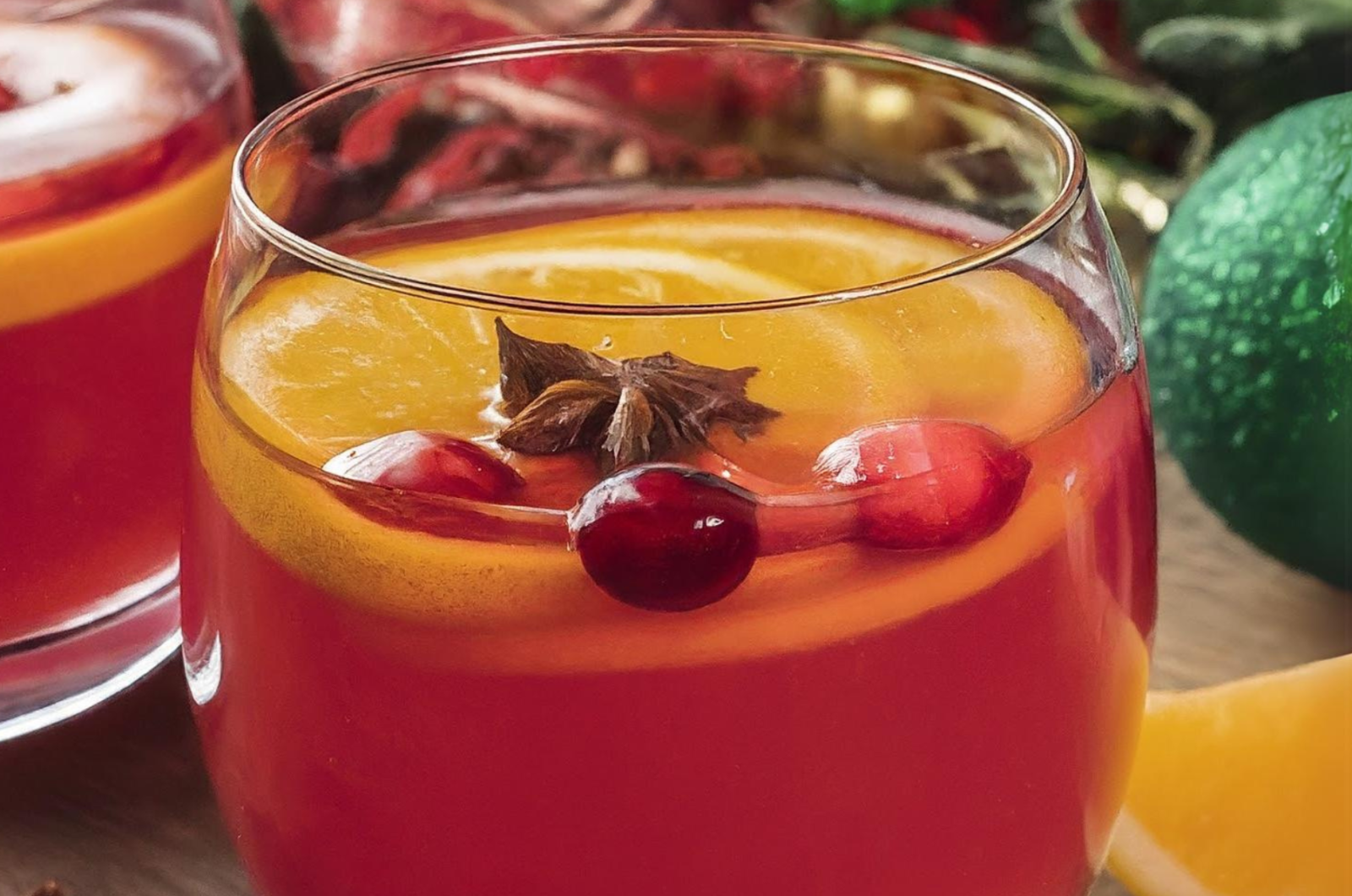 Spiced Cranberry Mocktail